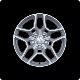 18x8.5-INCH TECH SILVER WHEELS