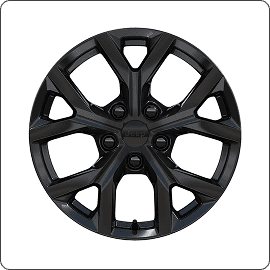 18-Inch High-Gloss Black