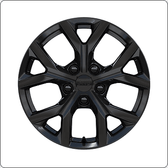 18-Inch High-Gloss Black