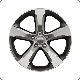 20-Inch Diamond Cut with High-Gloss Tech Gray Painted Pockets