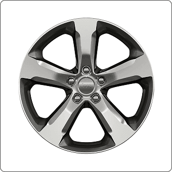 20-Inch Diamond Cut with High-Gloss Tech Gray Painted Pockets