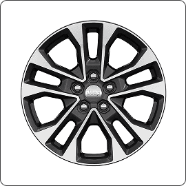 20-Inch Machined Face with Black Noise Painted Pockets