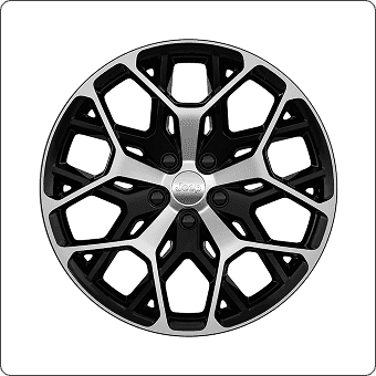 21-Inch Machined Face with High-Gloss Black Painted Pockets