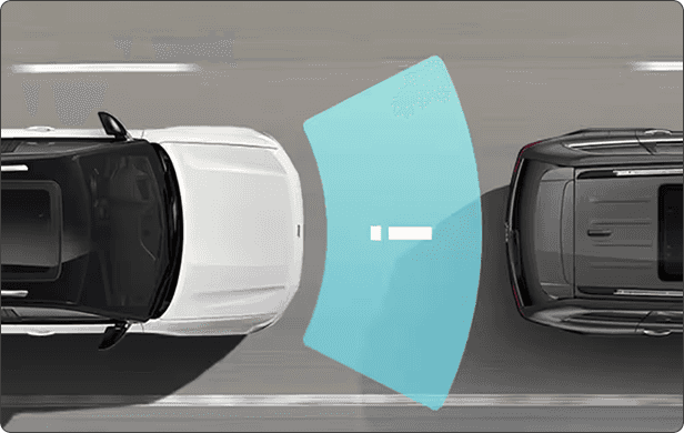 FULL-SPEED FORWARD COLLISION WARNING WITH ACTIVE BRAKING AND PEDESTRIAN/CYCLIST DETECTION