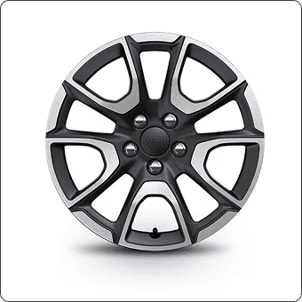 17-Inch Diamond Cut with Satin Black Pockets