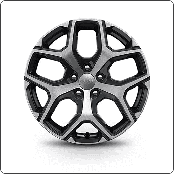18-Inch Aluminum with Gloss Black Pockets