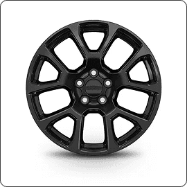 18-Inch Painted Gloss Black