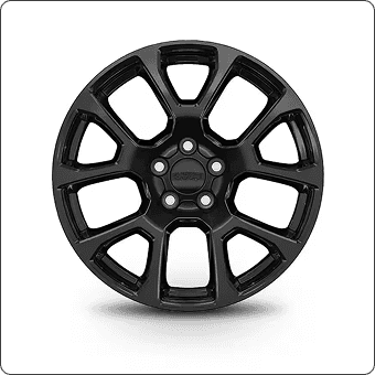 18-Inch Painted Gloss Black