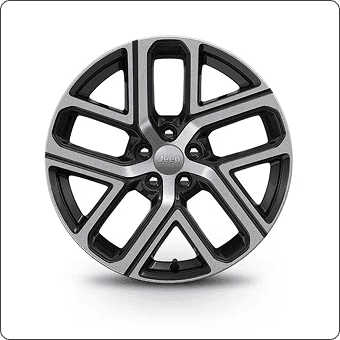 19-Inch Diamond Cut with Gloss Black Pockets