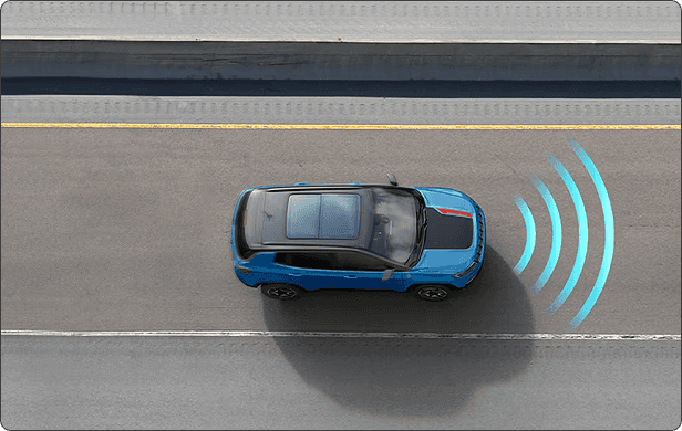 AVAILABLE ADAPTIVE CRUISE CONTROL WITH STOP AND GO*