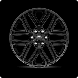 22-Inch Painted Gloss-Black Wheels
