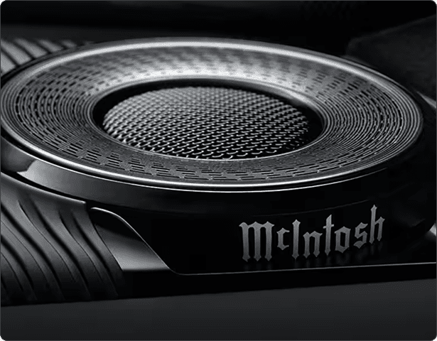 Class-Exclusive Available 19-Speaker McIntosh Entertainment System*