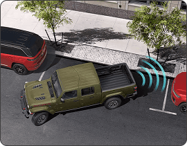 Available ParkSense Rear Park Assist System*
