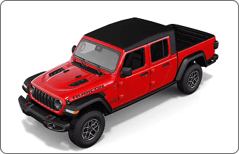 BLACK FREEDOM TOP THREE-PIECE HARDTOP