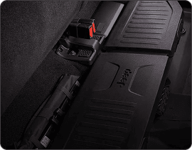 Removeable Rear-Seat Storage Bin