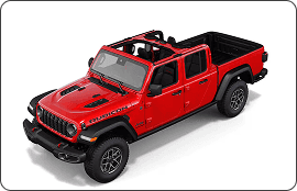 TOP OFF, DOORS OFF, GLASS FOLDED DOWN