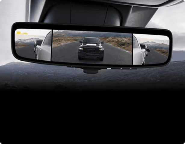 DIGITAL REARVIEW MIRROR WITH TOW MODE