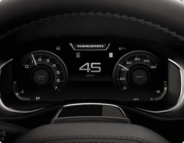 INTERACTIVE DIGITAL CLUSTER DISPLAY