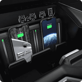 RAM 1500 OFFERS CLASS-EXCLUSIVE AVAILABLE DUAL WIRELESS CHARGING PADS