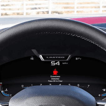 AVAILABLE DROWSY DRIVER DETECTION*