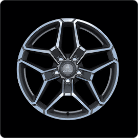 20x10-INCH DIAMOND CUT LUSTER WHEELS