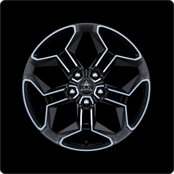 20x9-INCH DIAMOND CUT BALTIC WHEELS