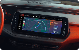ANDROID AUTO COMPATIBILITY AND APPLE CARPLAY® SUPPORT