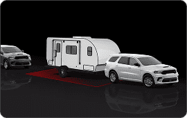 AVAILABLE BLIND SPOT MONITORING* WITH TRAILER TOW
                            DETECTION