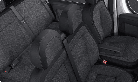 Cloth Front Passenger Double Bench Seat