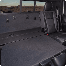 Double Rear Seats Folded