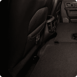 FOLD-FLAT LOAD FLOOR WITH UNDER-SEAT STORAGE