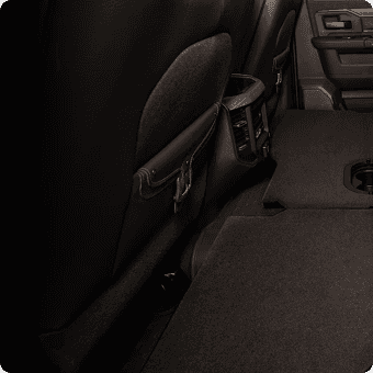 FOLD-FLAT LOAD FLOOR WITH UNDER-SEAT STORAGE