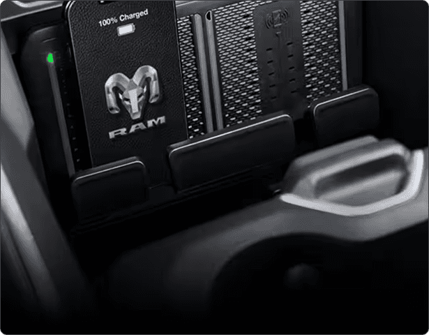 VENTILATED DUAL WIRELESS CHARGING PADS