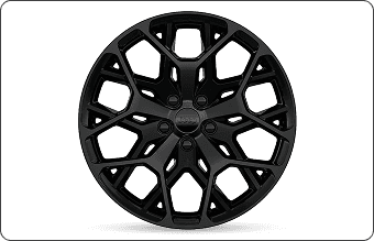 21-Inch Black Noise wheels