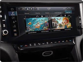 Rear seat entertainment control
