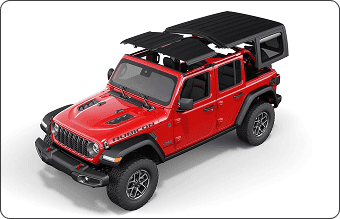 Black Freedom Top Three-Piece Hardtop