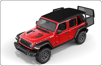 Premium Black Sunrider Soft Top