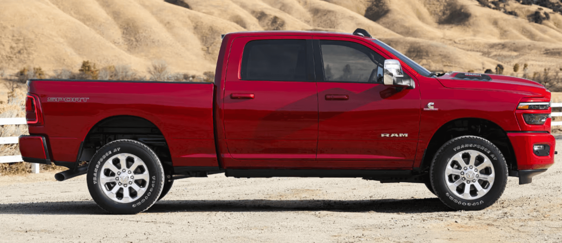 Side view of the 2026 RAM 2500 for sale in Alvin, TX at Ron Carter CDJR