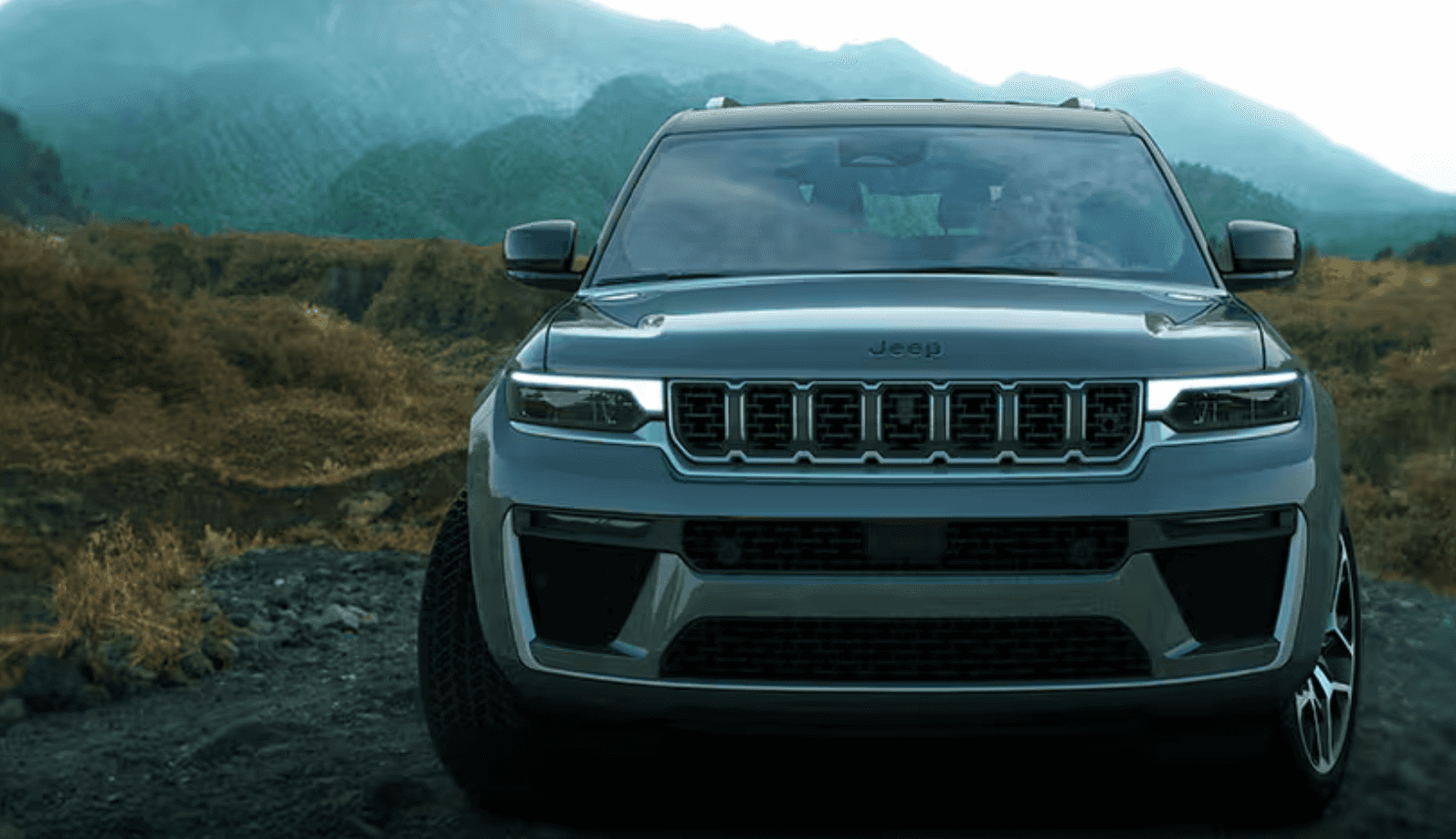 Front view of the 2026 Jeep Grand Cherokee 4xe for sale in Alvin, TX at Ron Carter CDJR