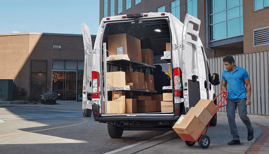 Cargo capabilities of the 2026 Ram ProMaster for sale in Alvin, TX at Ron Carter CDJR