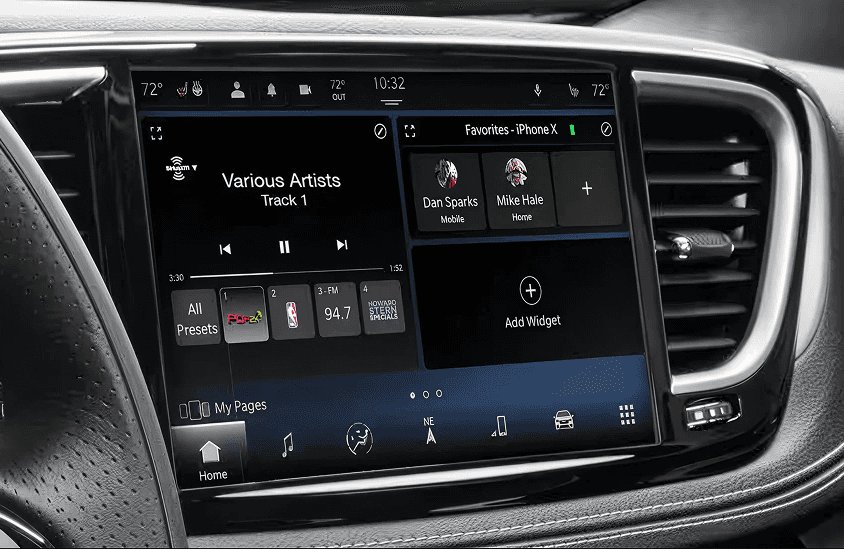 SiriusXM entertainment system