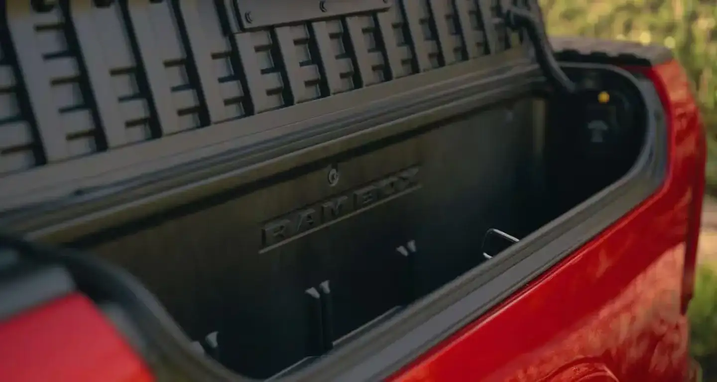 2027 RAM 1500 tailgate detail