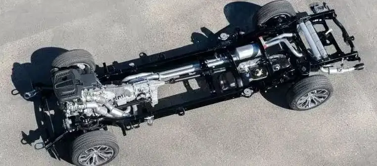 2027 RAM 1500 frame and multi-link coil spring rear suspension