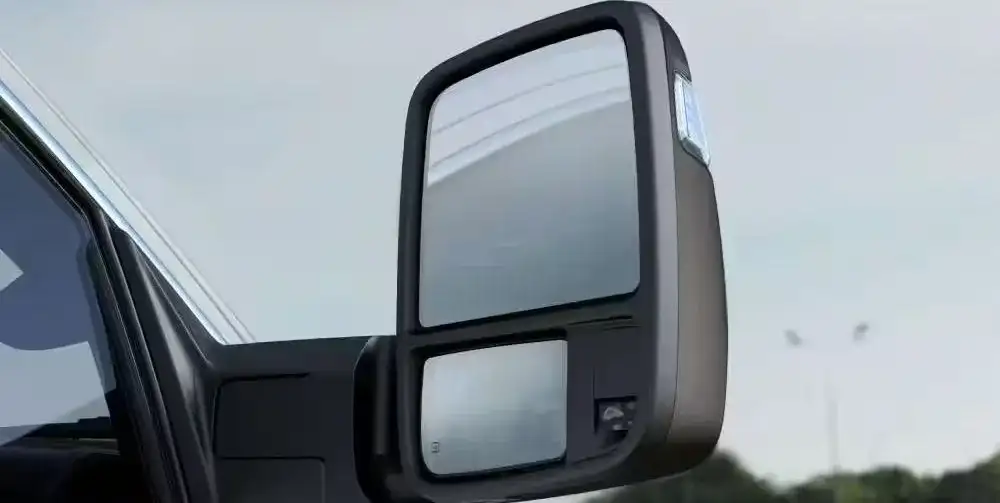Telescopic trailer tow mirror on the 2027 RAM 1500