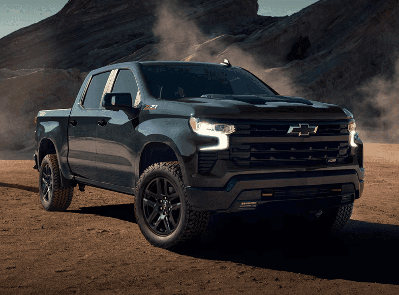 2026 Silverado 1500 LT Trail Boss side profile design