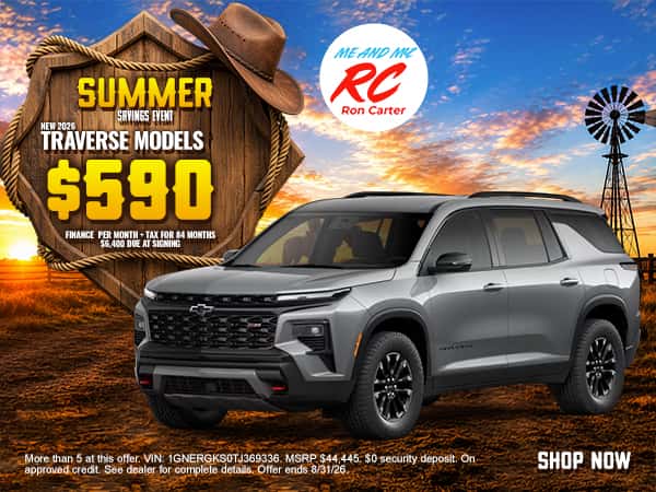 New 2026 Traverse Models
