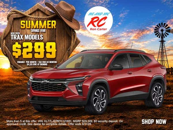 New 2026 Trax Models