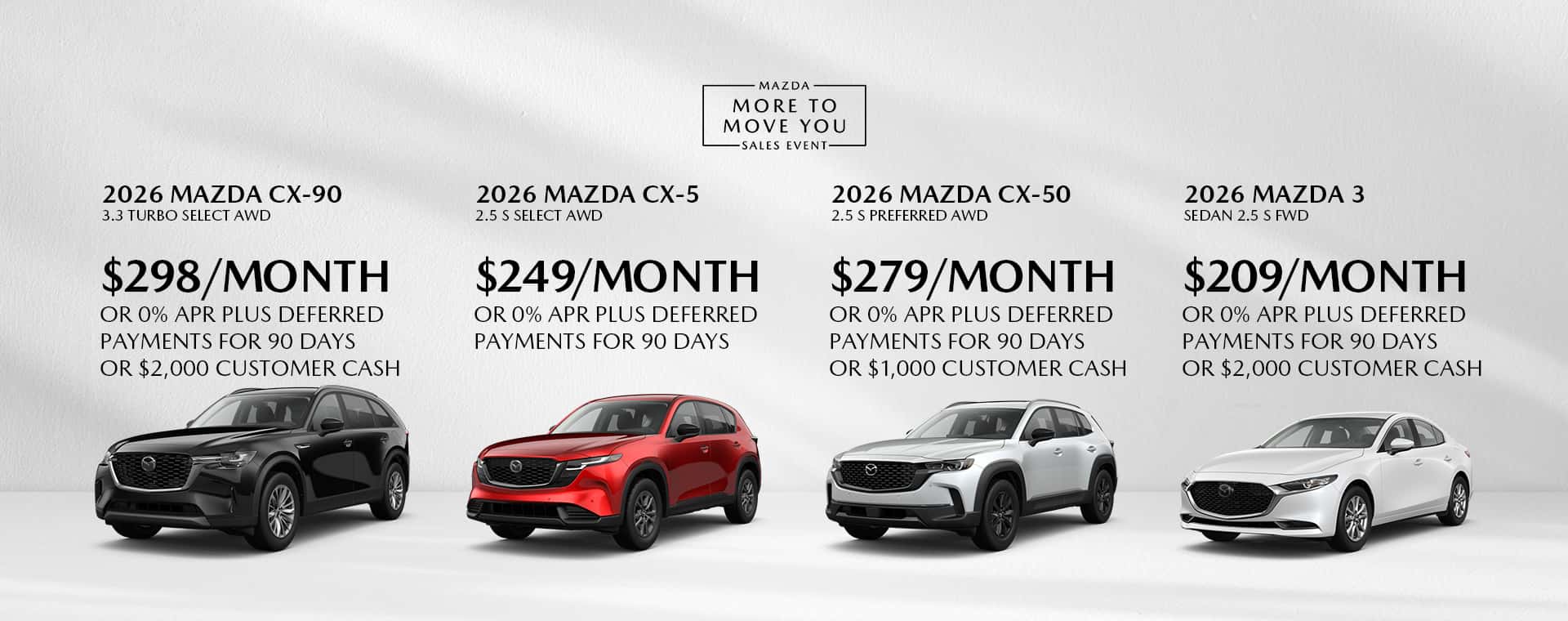 Rudolph Mazda Special Offers