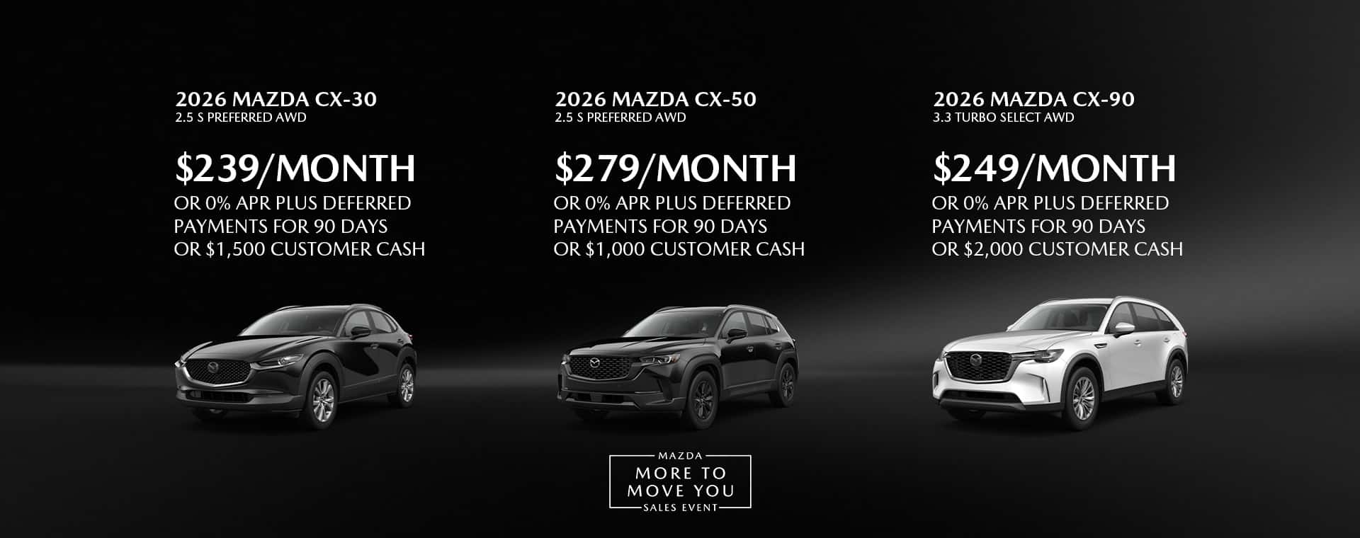Mazda Special Offers