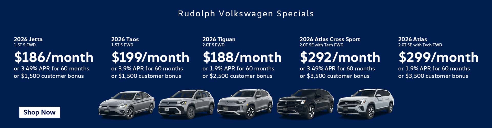 Rudolph VW Special Offers